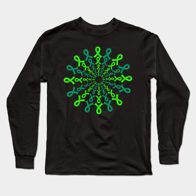 Gastroparesis Awareness Support Squad Cancer Ribbon warrior Long Sleeve T-Shirt by Zeus-Studio